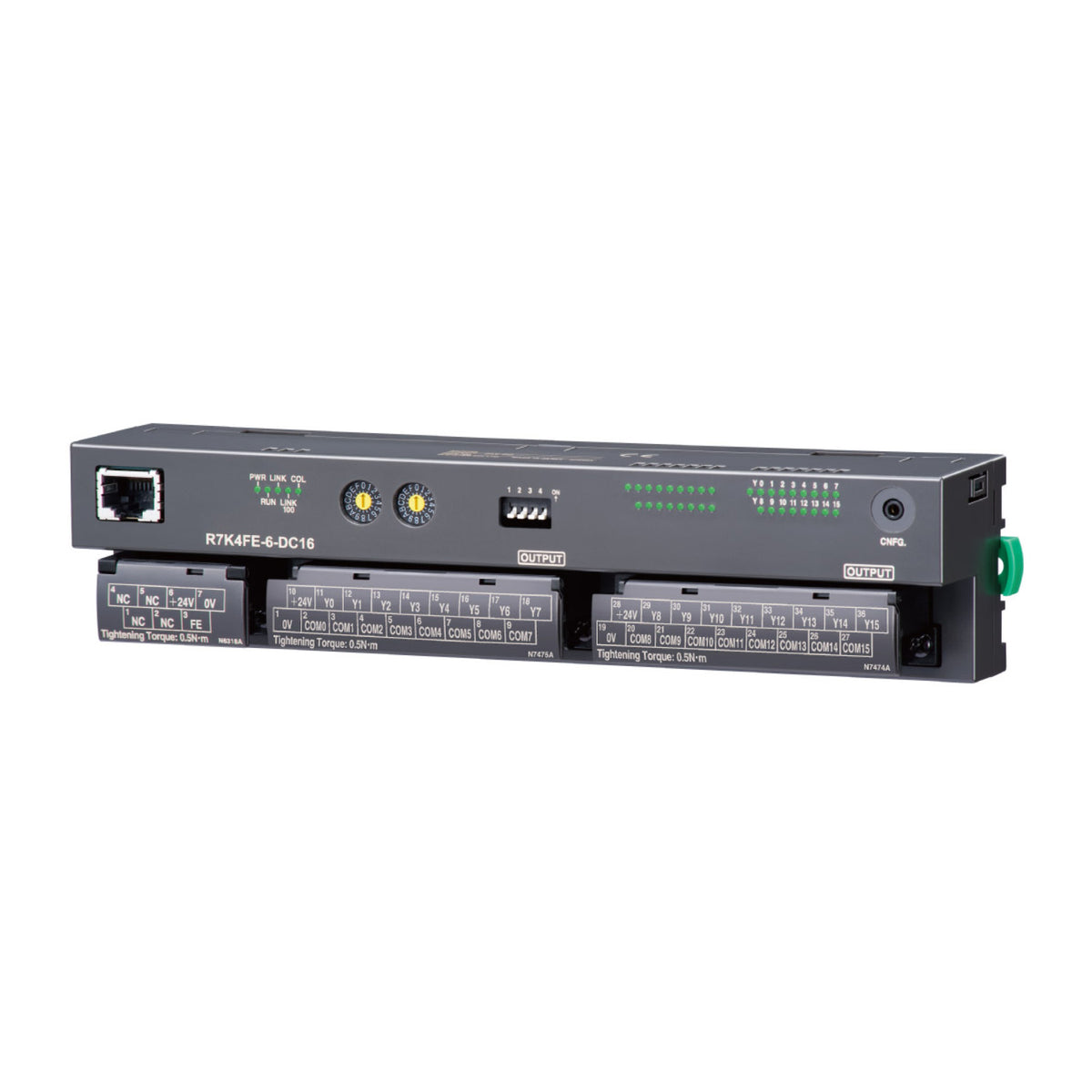 少点数入出力ユニット：R7K4FE-6-DC16-R